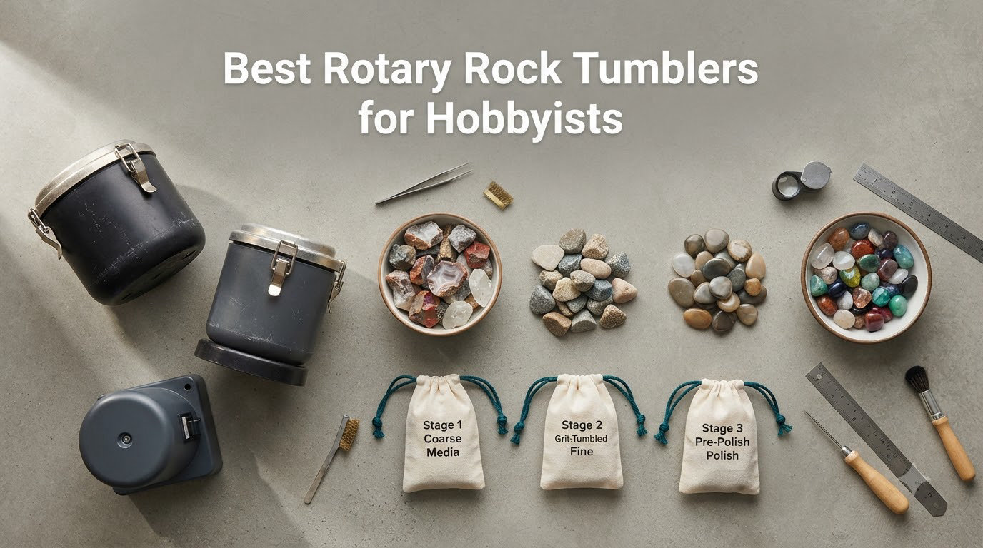 Best Rotary Rock Tumblers for Hobbyists