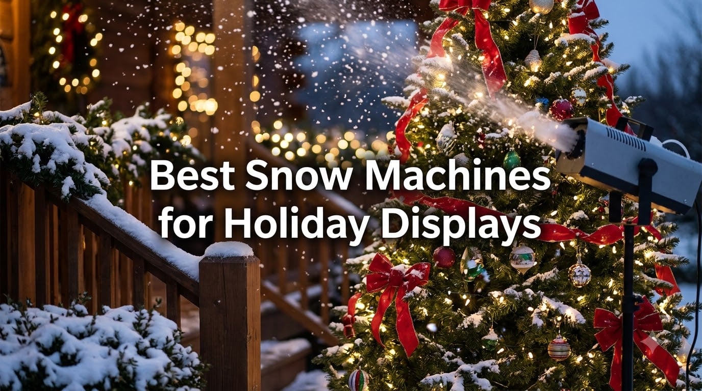 Best Snow Machines for Holiday Displays