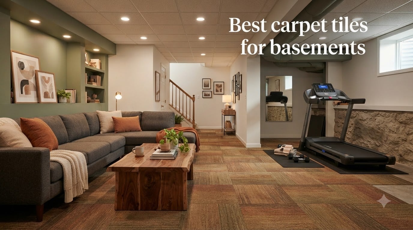 Best carpet tiles for basements
