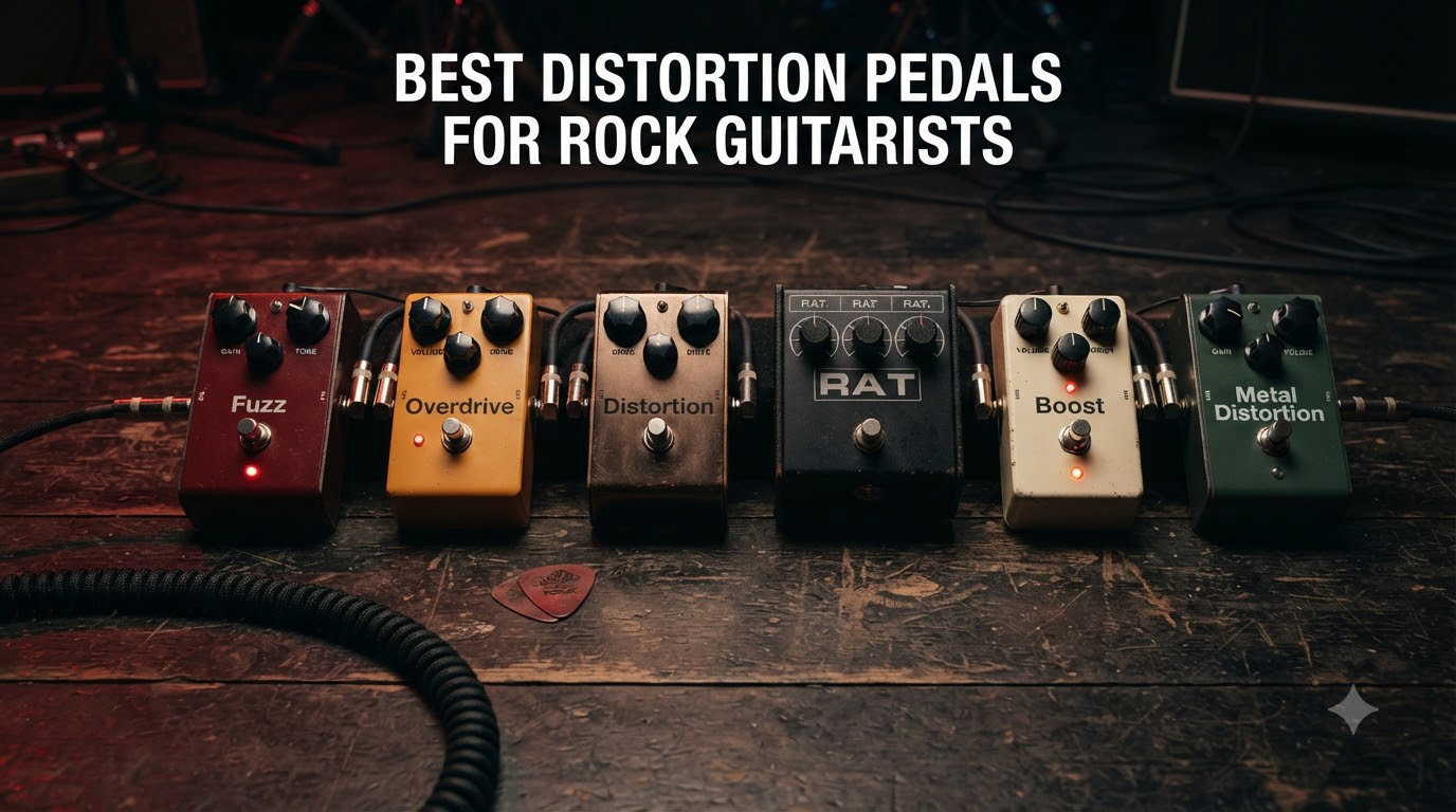 Best Distortion Pedals for Rock Guitarists
