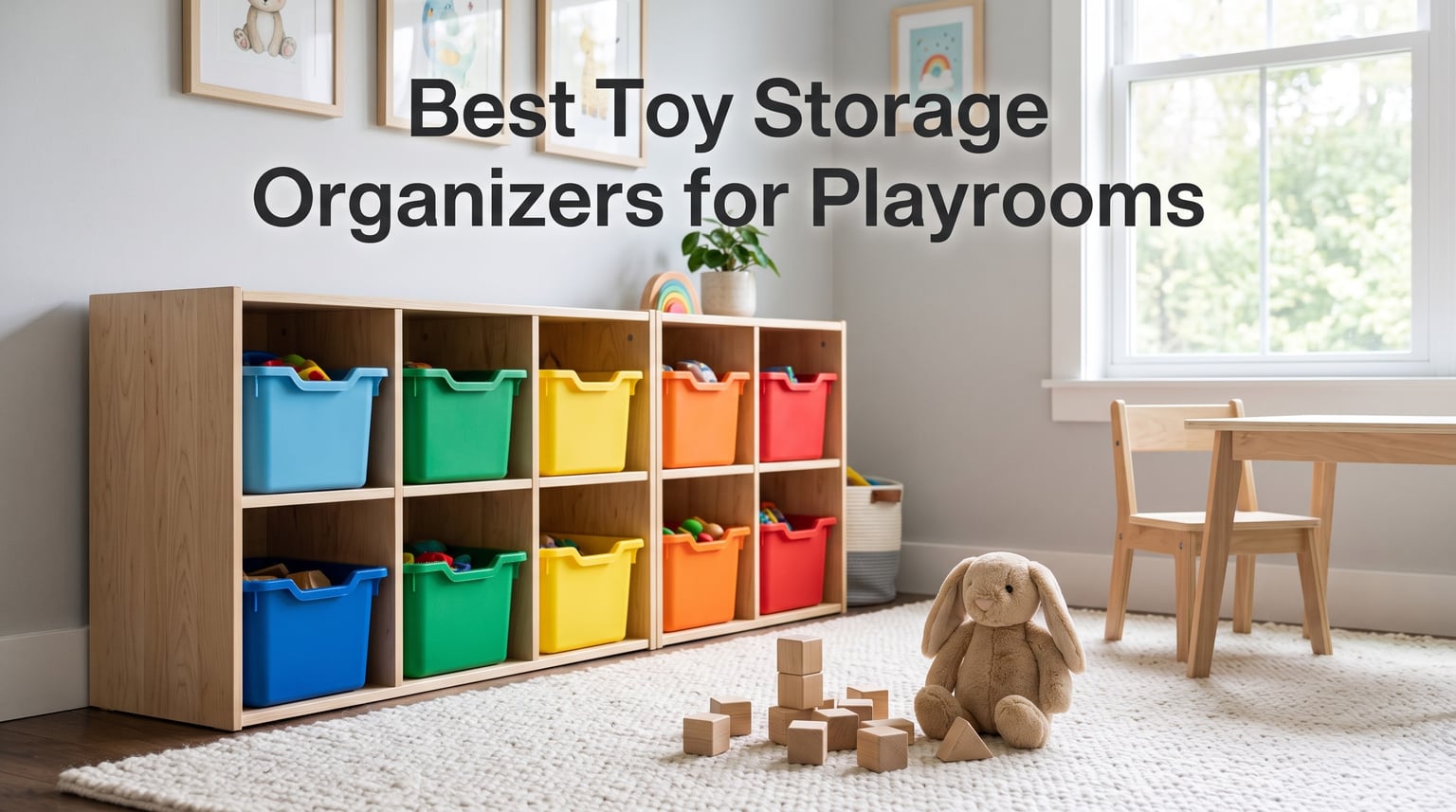 Best Toy Storage Organizers for Playrooms