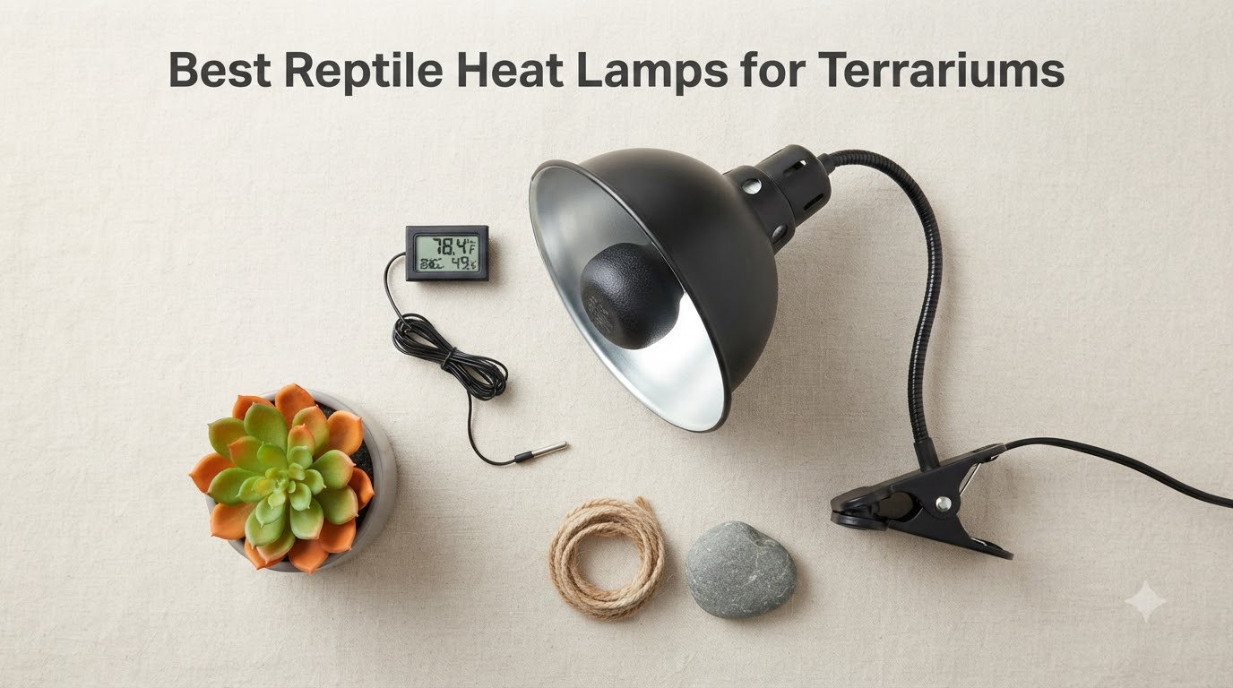 Best Reptile Heat Lamps for Terrariums
