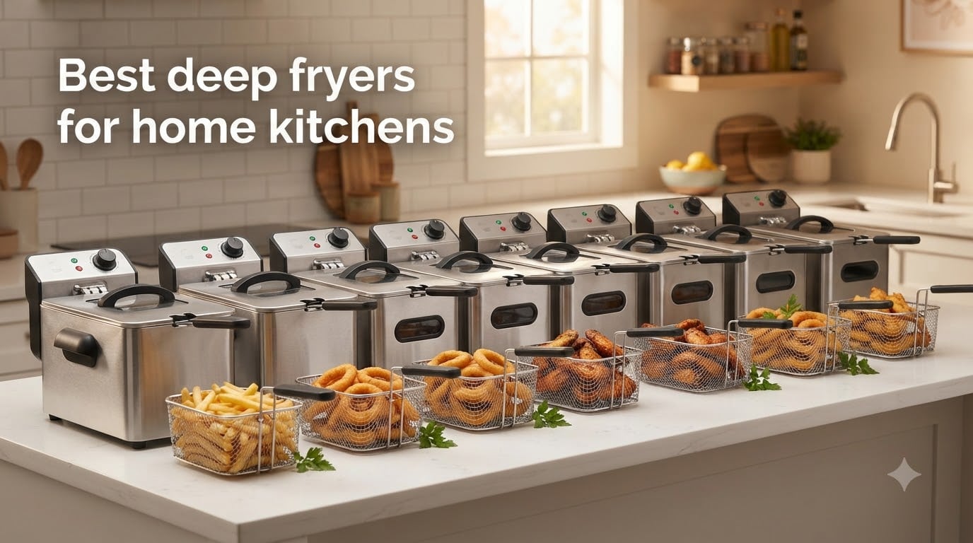 Best deep fryers for home kitchens