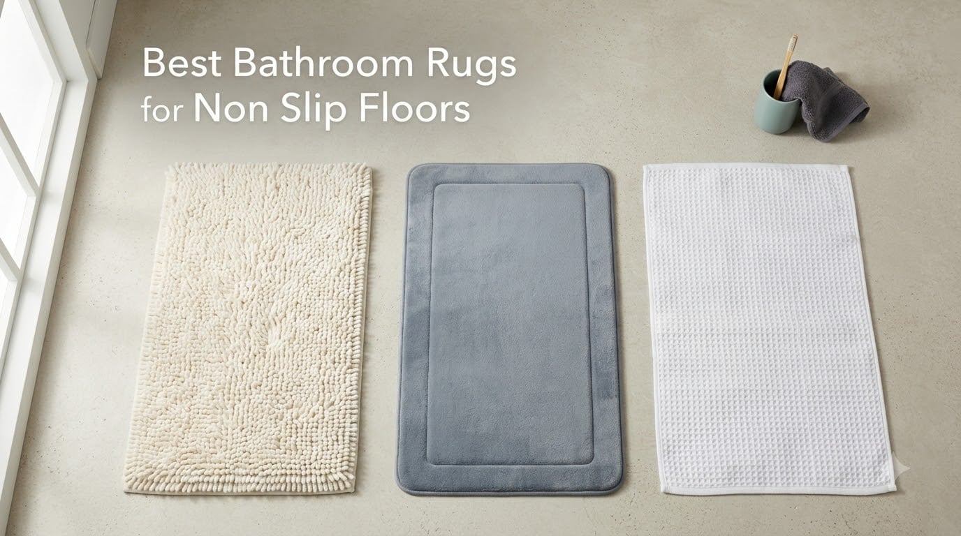 Best Bathroom Rugs for Non Slip Floors