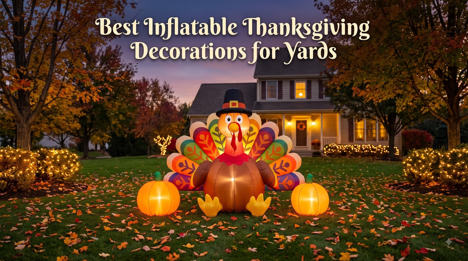 Best Inflatable Thanksgiving Decorations for Yards