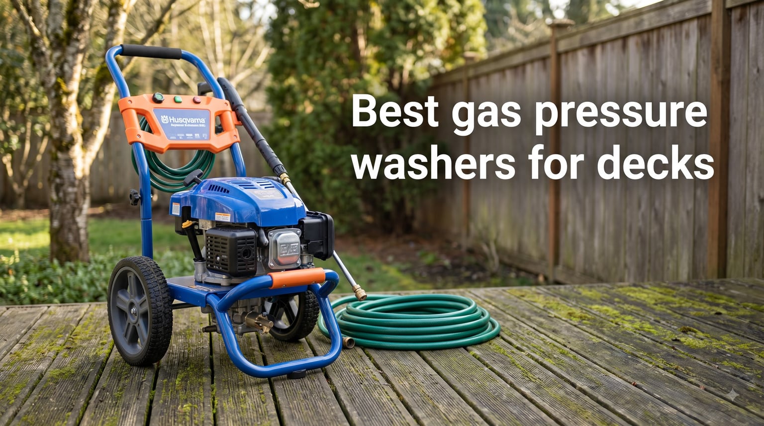 Best gas pressure washers for decks