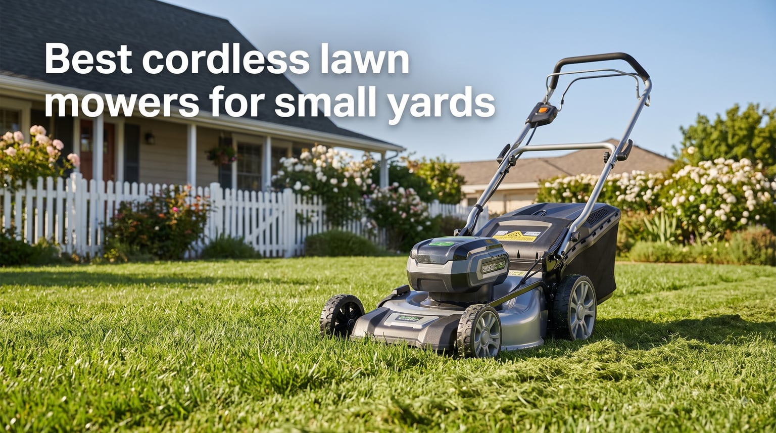 Best cordless lawn mowers for small yards