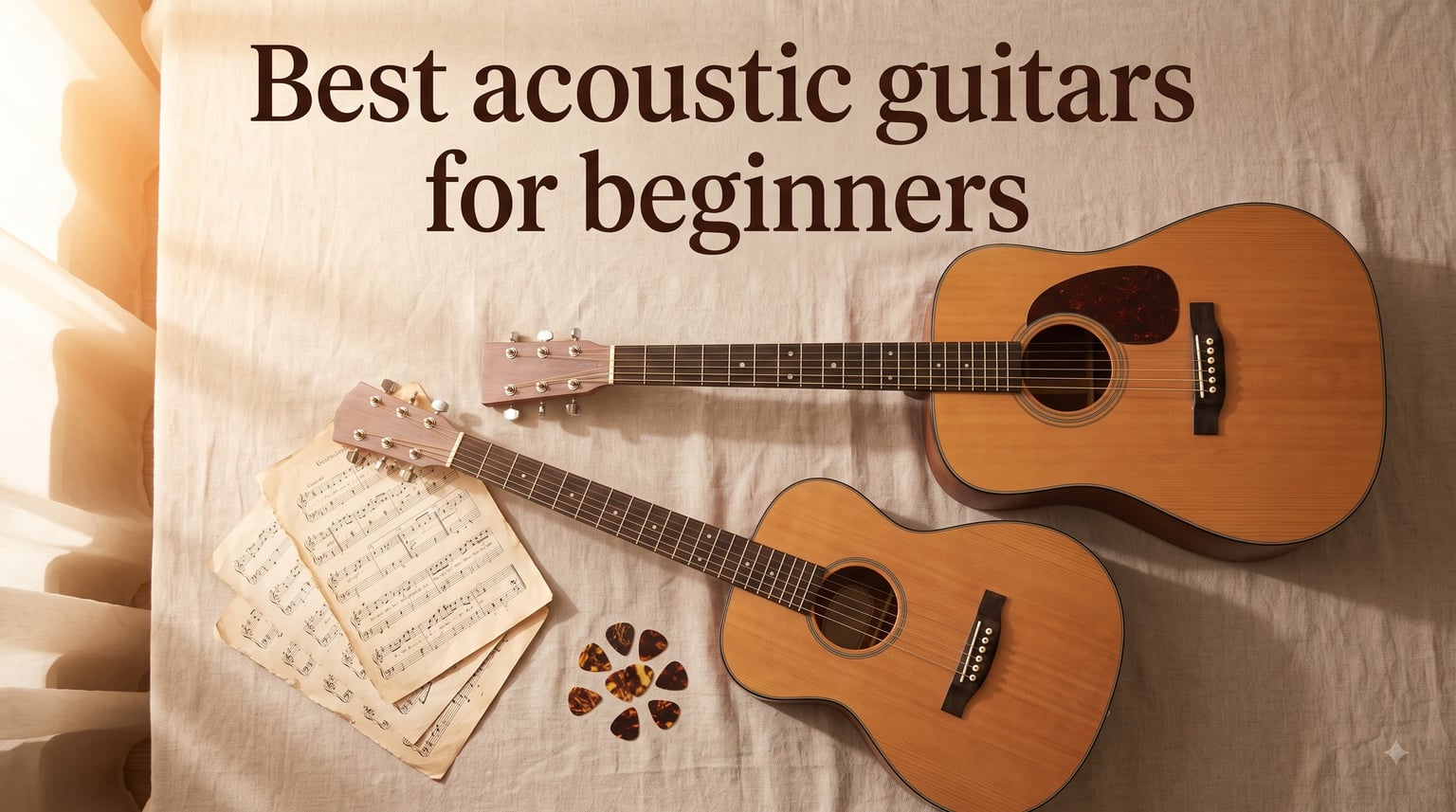Best acoustic guitars for beginners