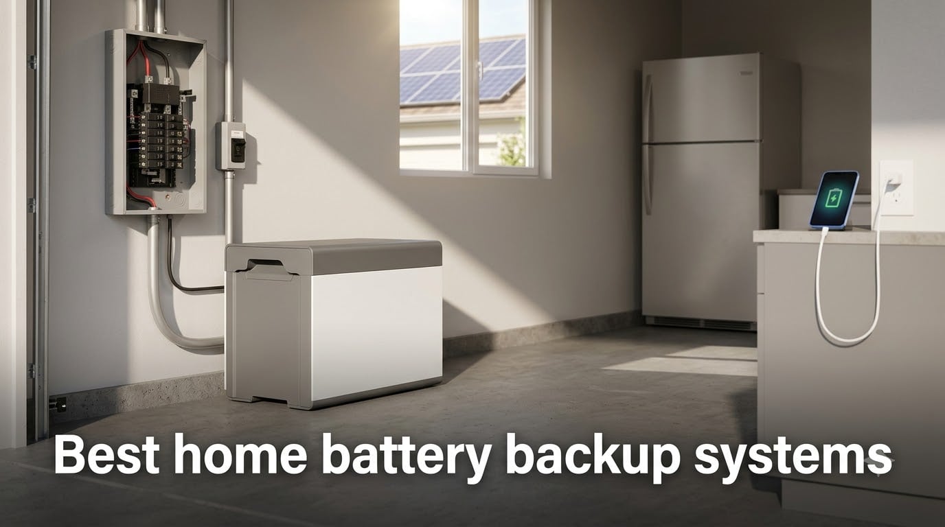 Best home battery backup systems