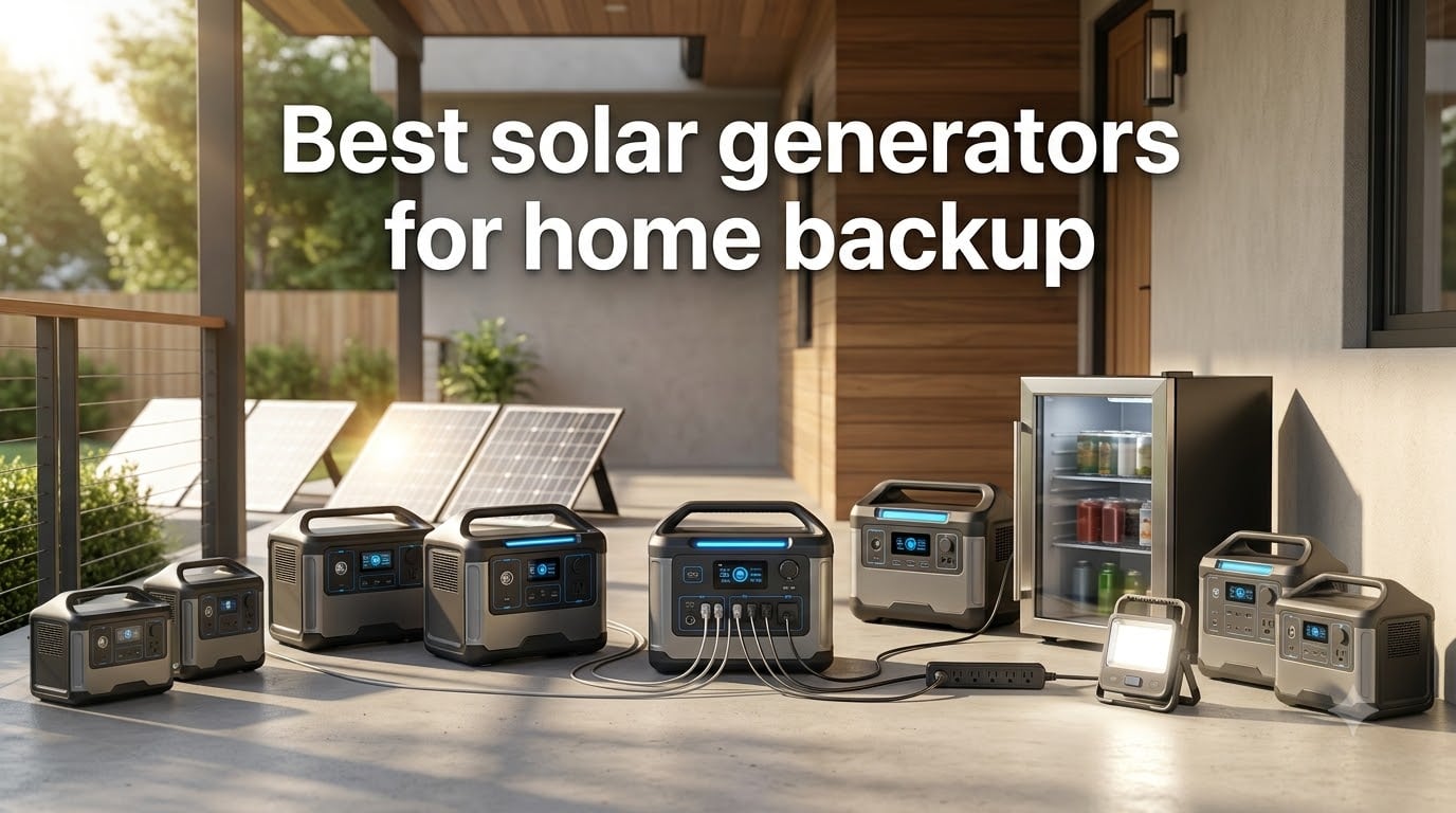 Best solar generators for home backup