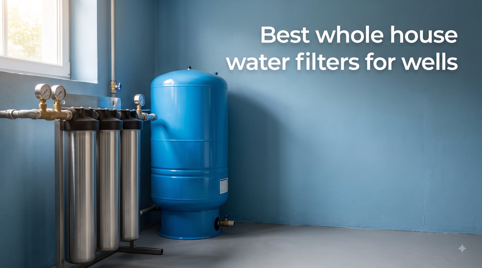 Best whole house water filters for wells