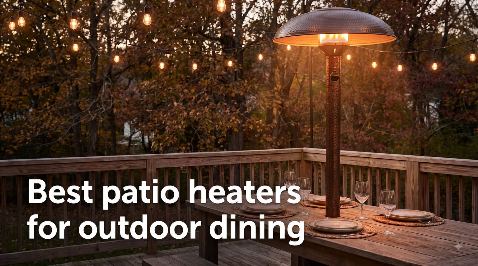 Best patio heaters for outdoor dining