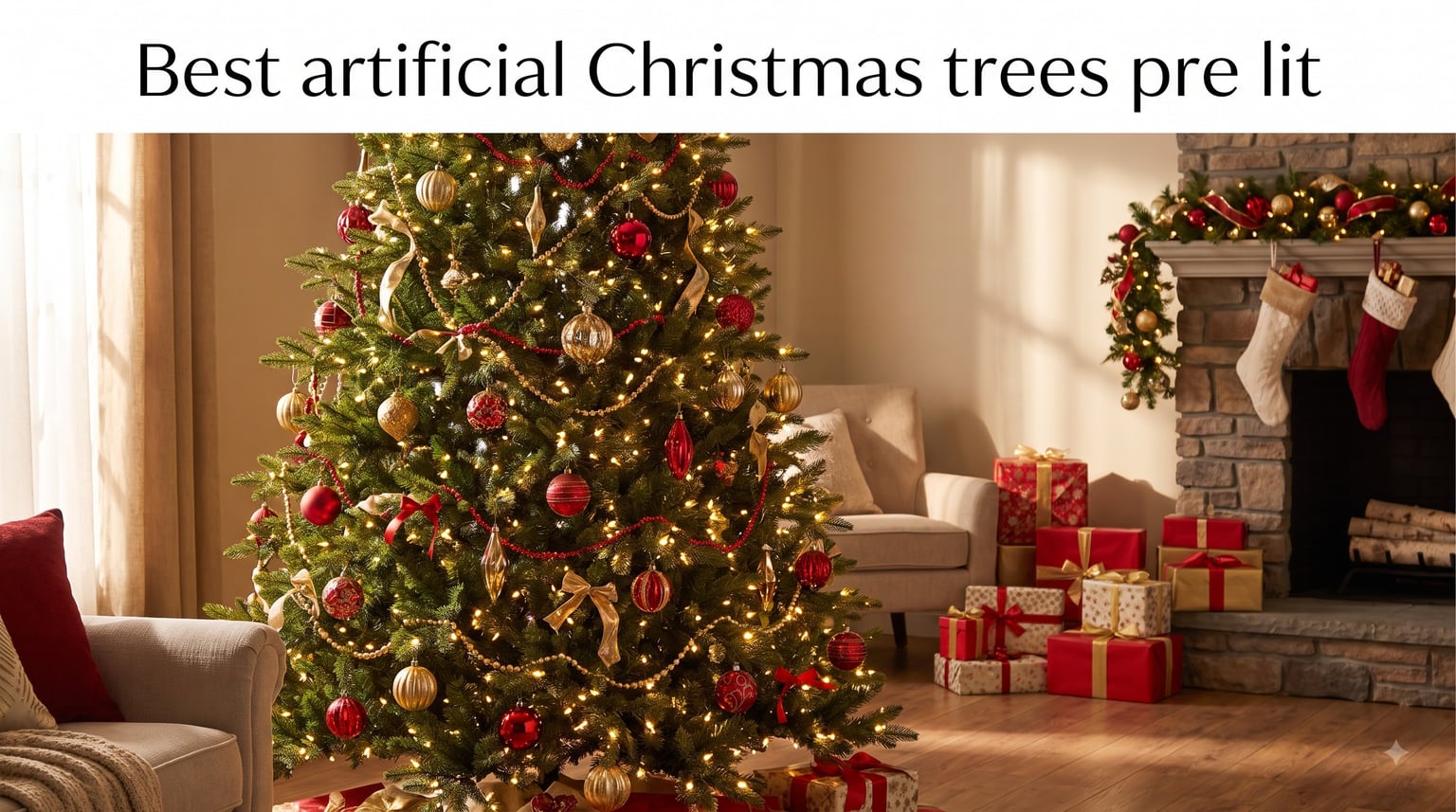 Best artificial Christmas trees pre lit