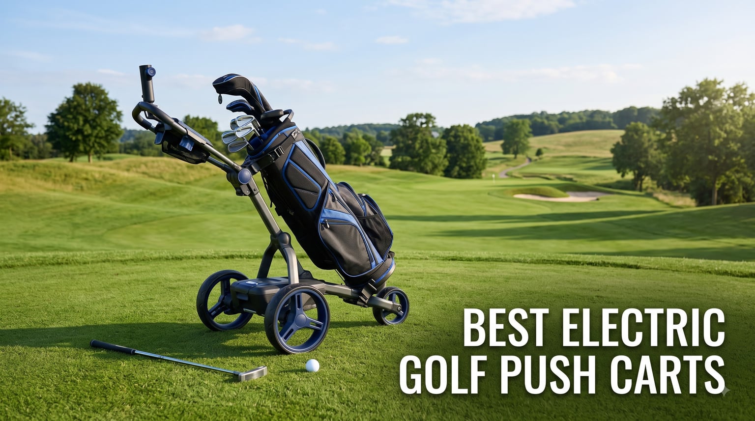 Best electric golf push carts