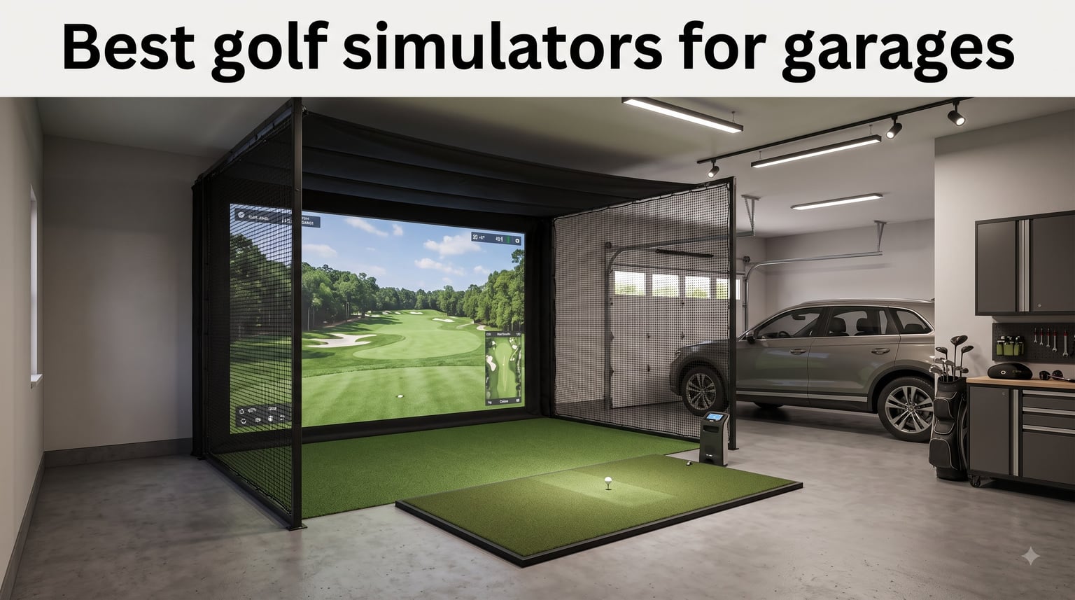 Best golf simulators for garages