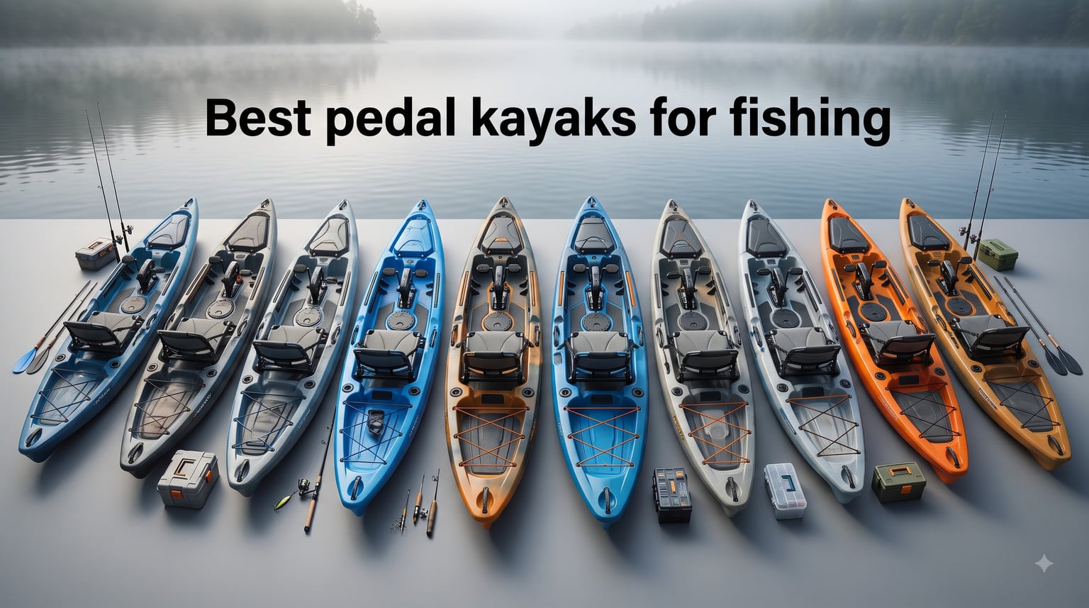 Best pedal kayaks for fishing