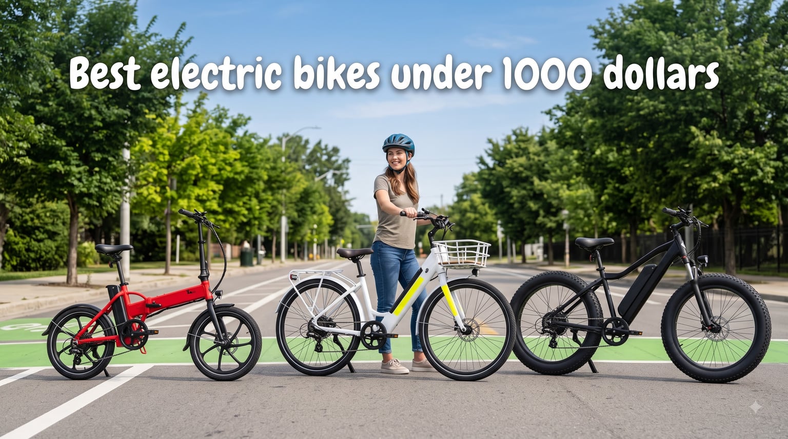 Best electric bikes under 1000 dollars