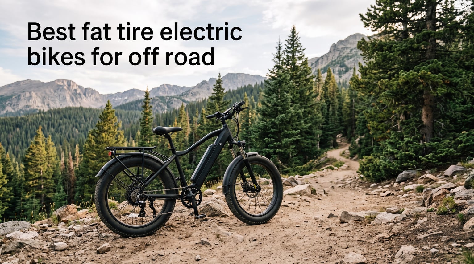 Best fat tire electric bikes for off road