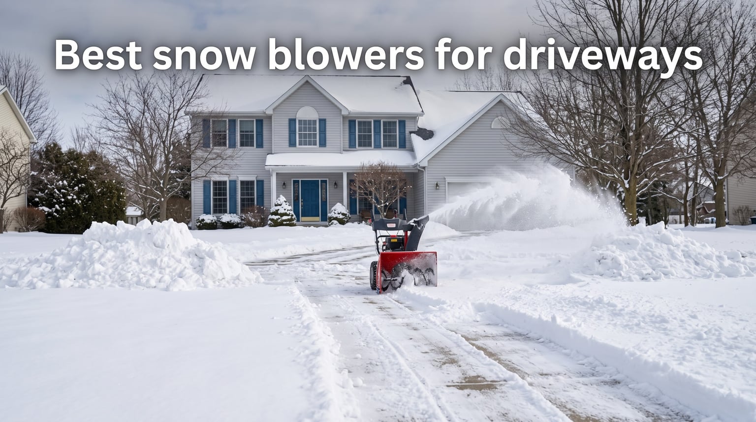 Best snow blowers for driveways