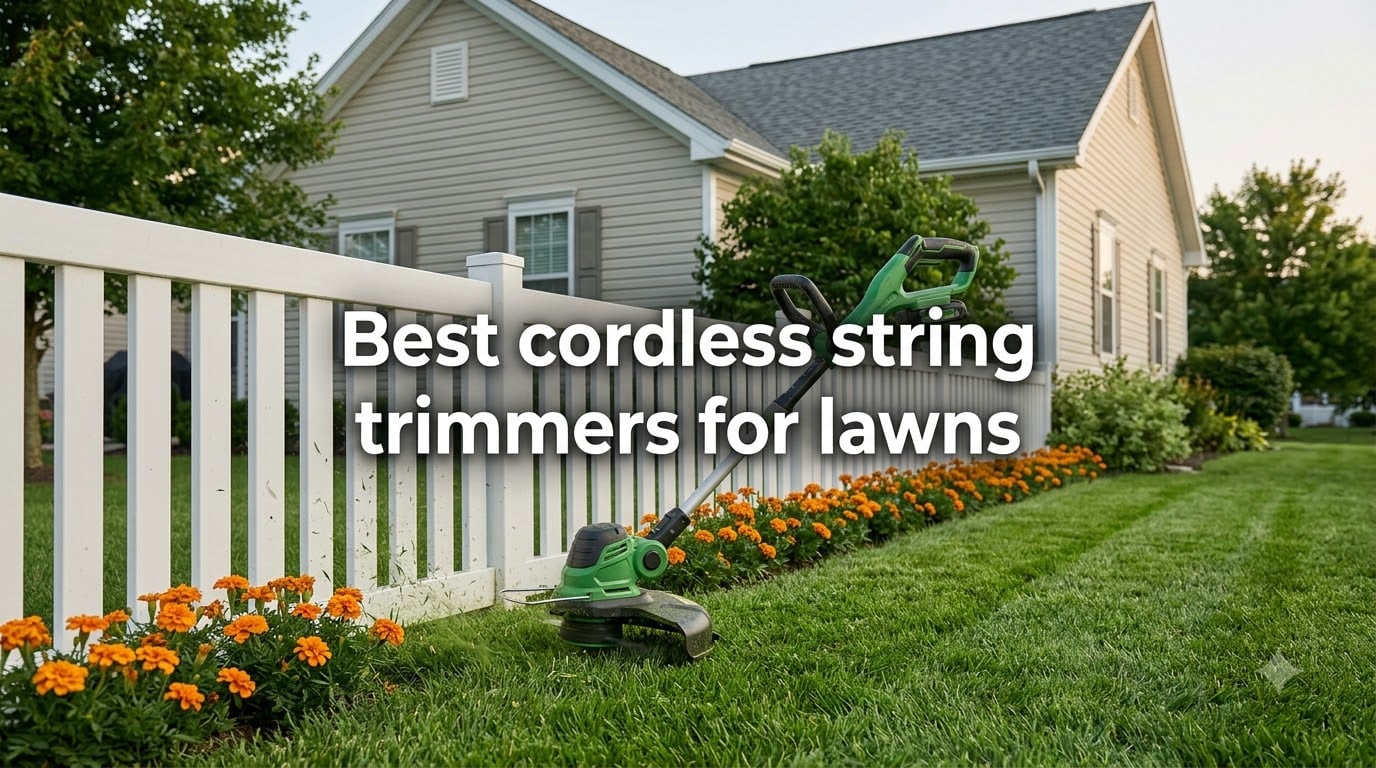 Best cordless string trimmers for lawns