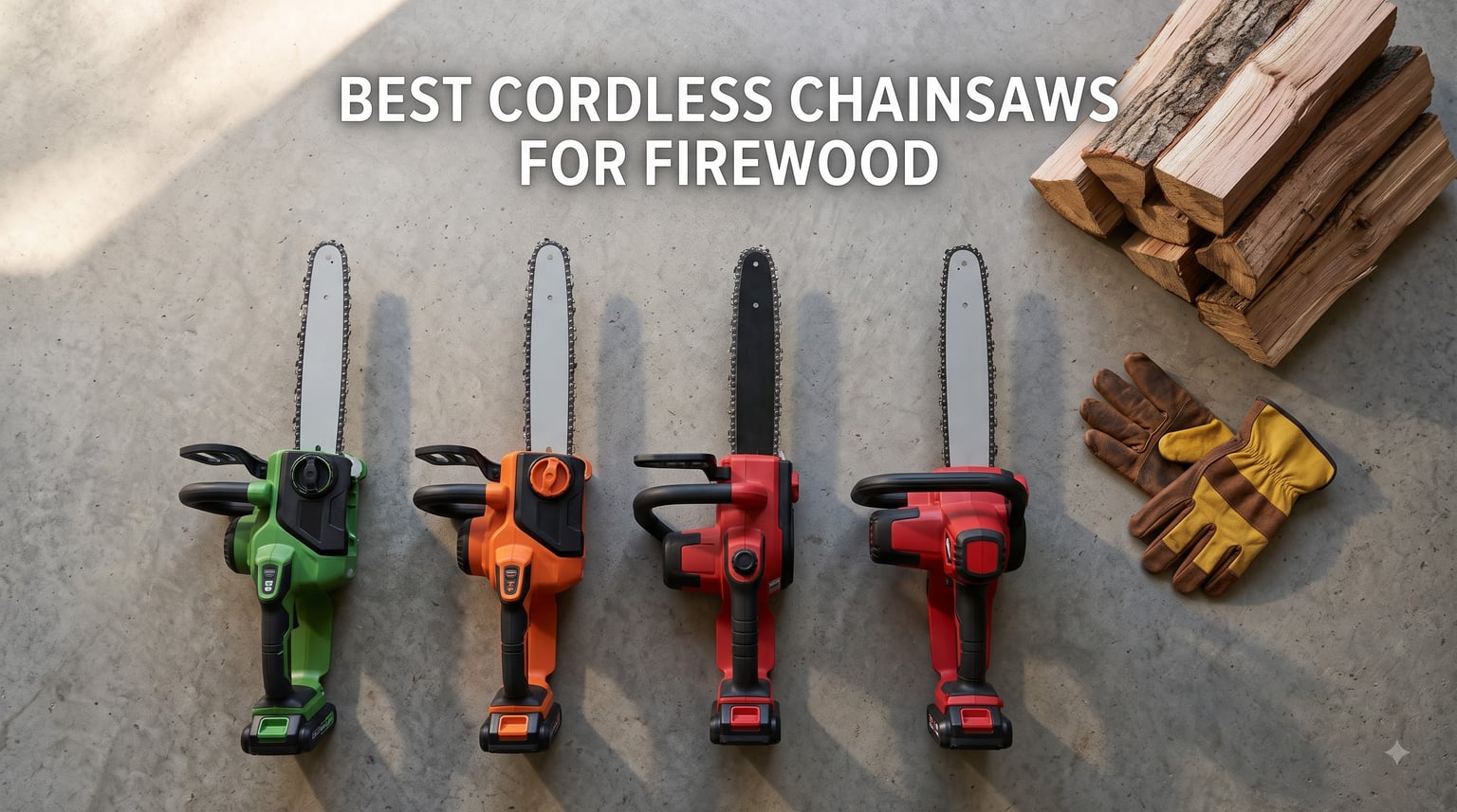 Best cordless chainsaws for firewood