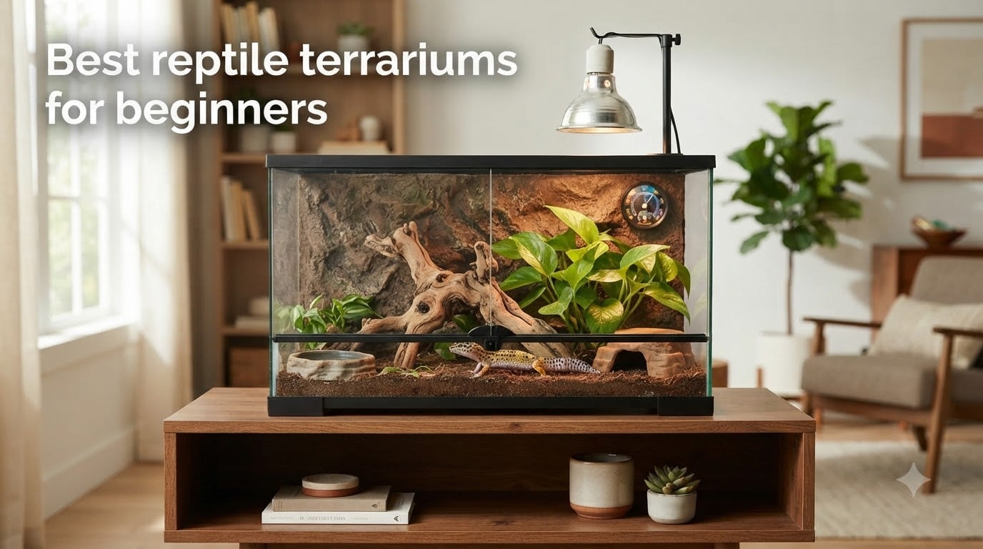 Best reptile terrariums for beginners