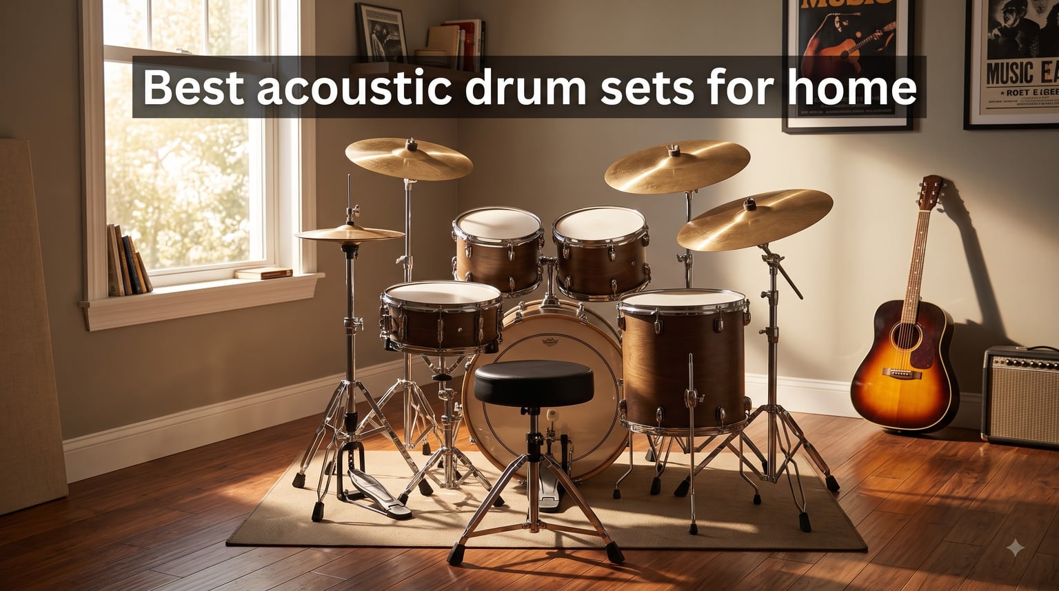 Best acoustic drum sets for home