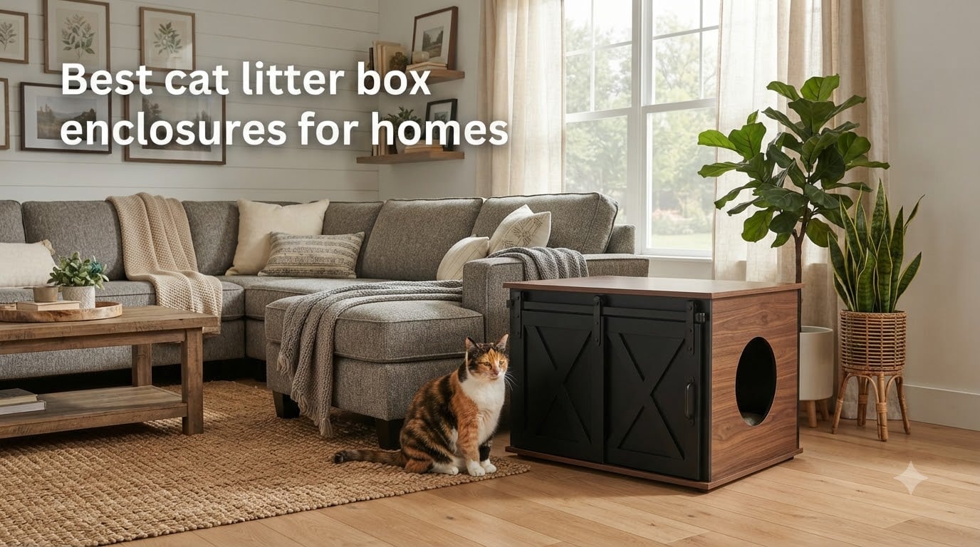 Best cat litter box enclosures for homes