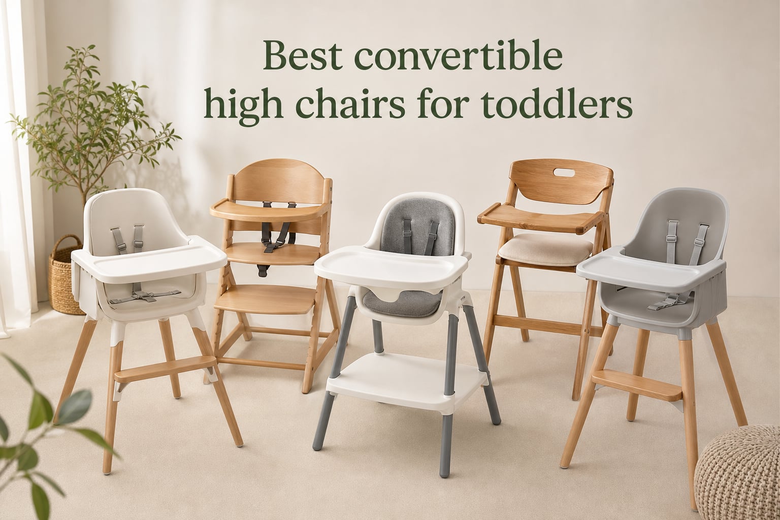 Best convertible high chairs for toddlers
