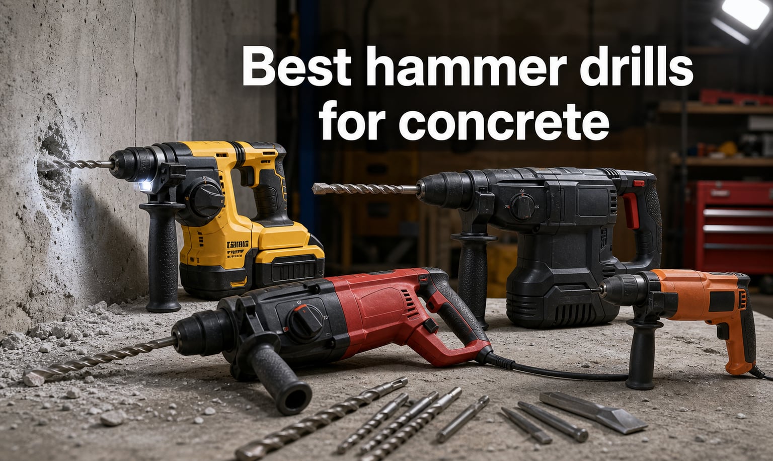 Best hammer drills for concrete