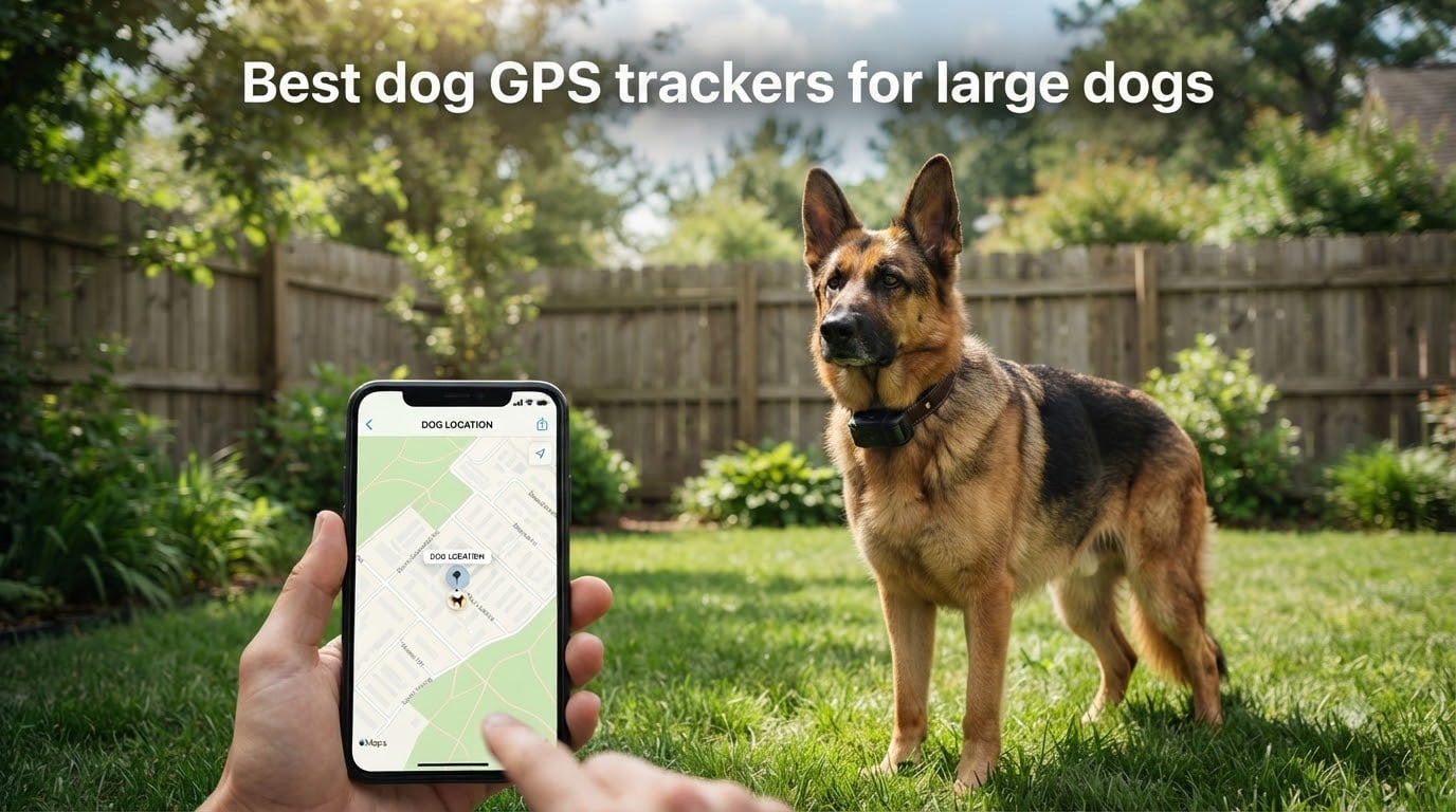 Best dog GPS trackers for large dogs