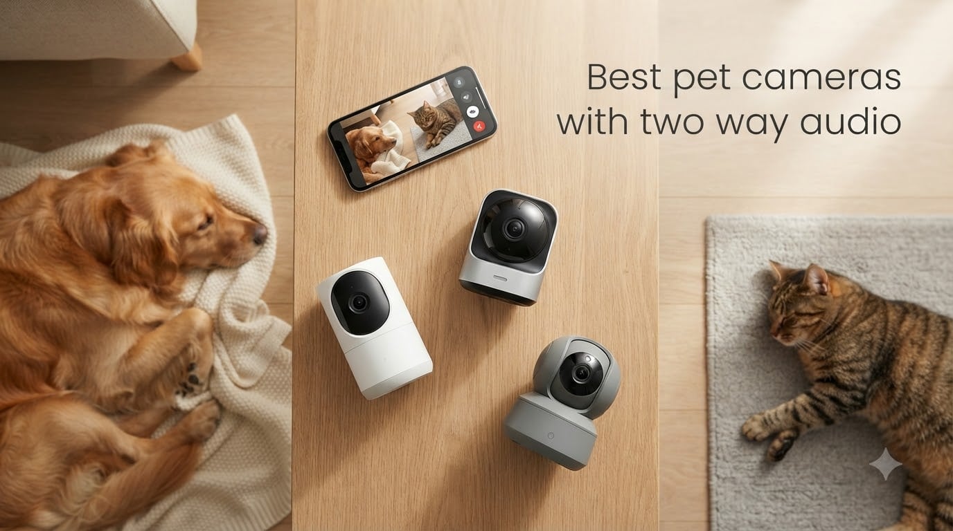 Best pet cameras with two way audio