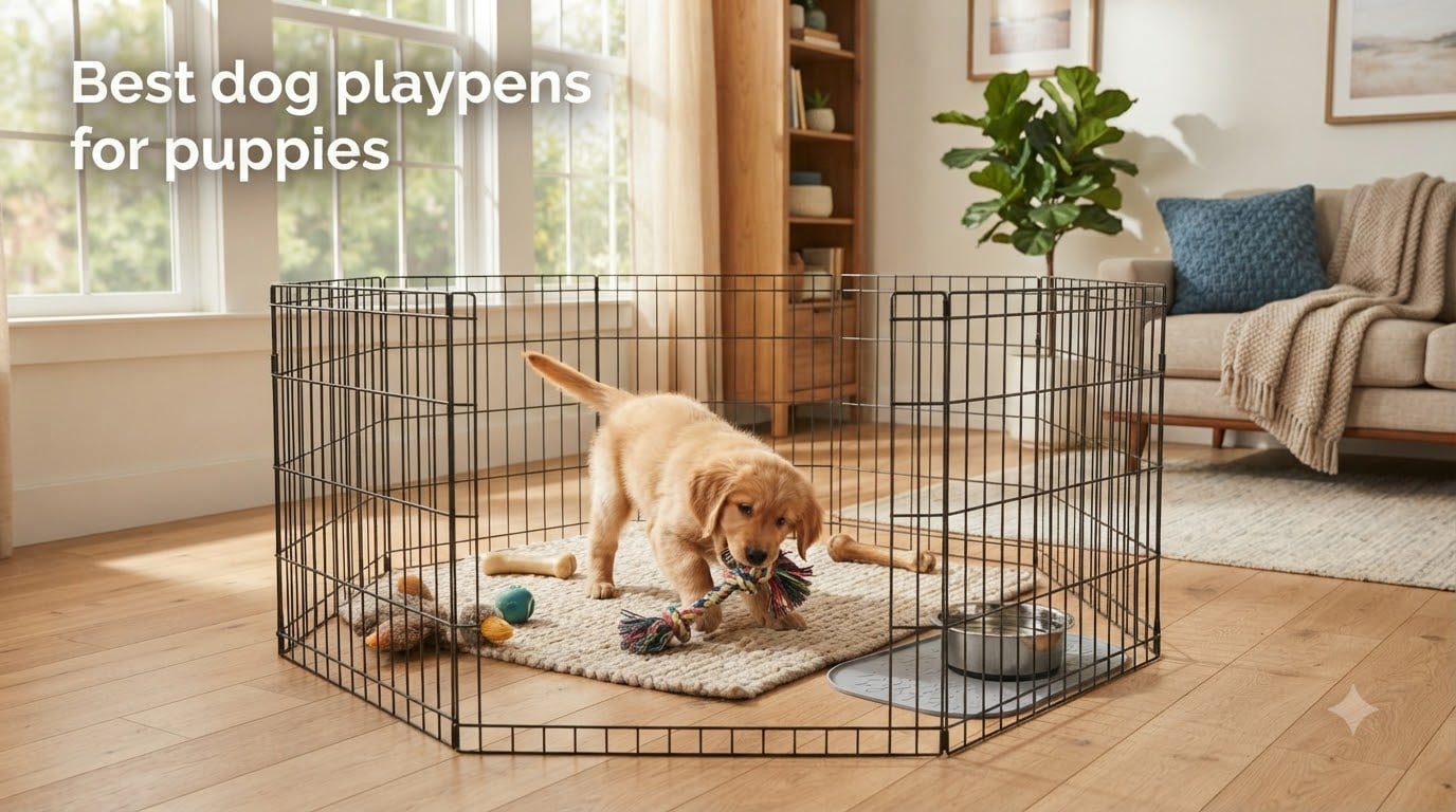 Best dog playpens for puppies