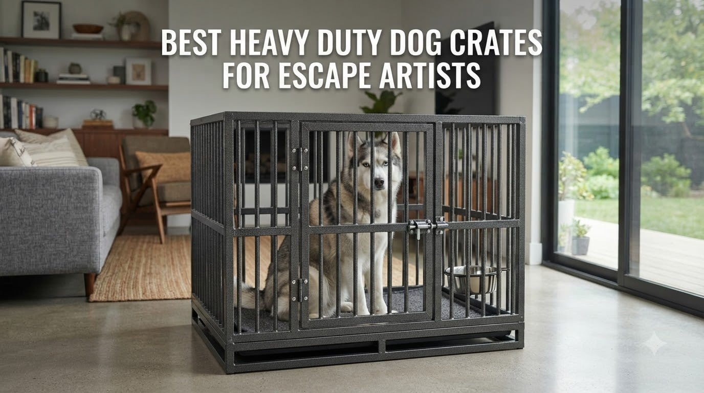 Best heavy duty dog crates for escape artists