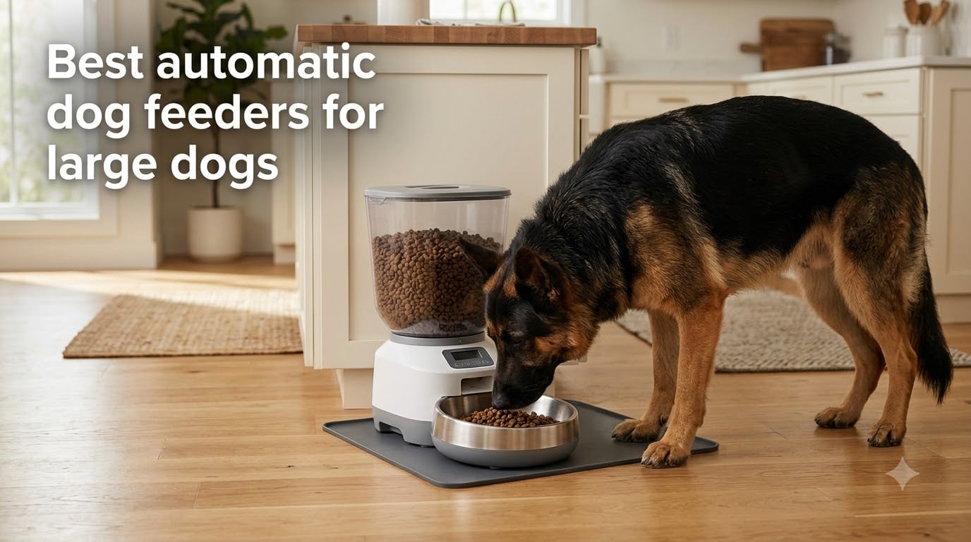 Best automatic dog feeders for large dogs