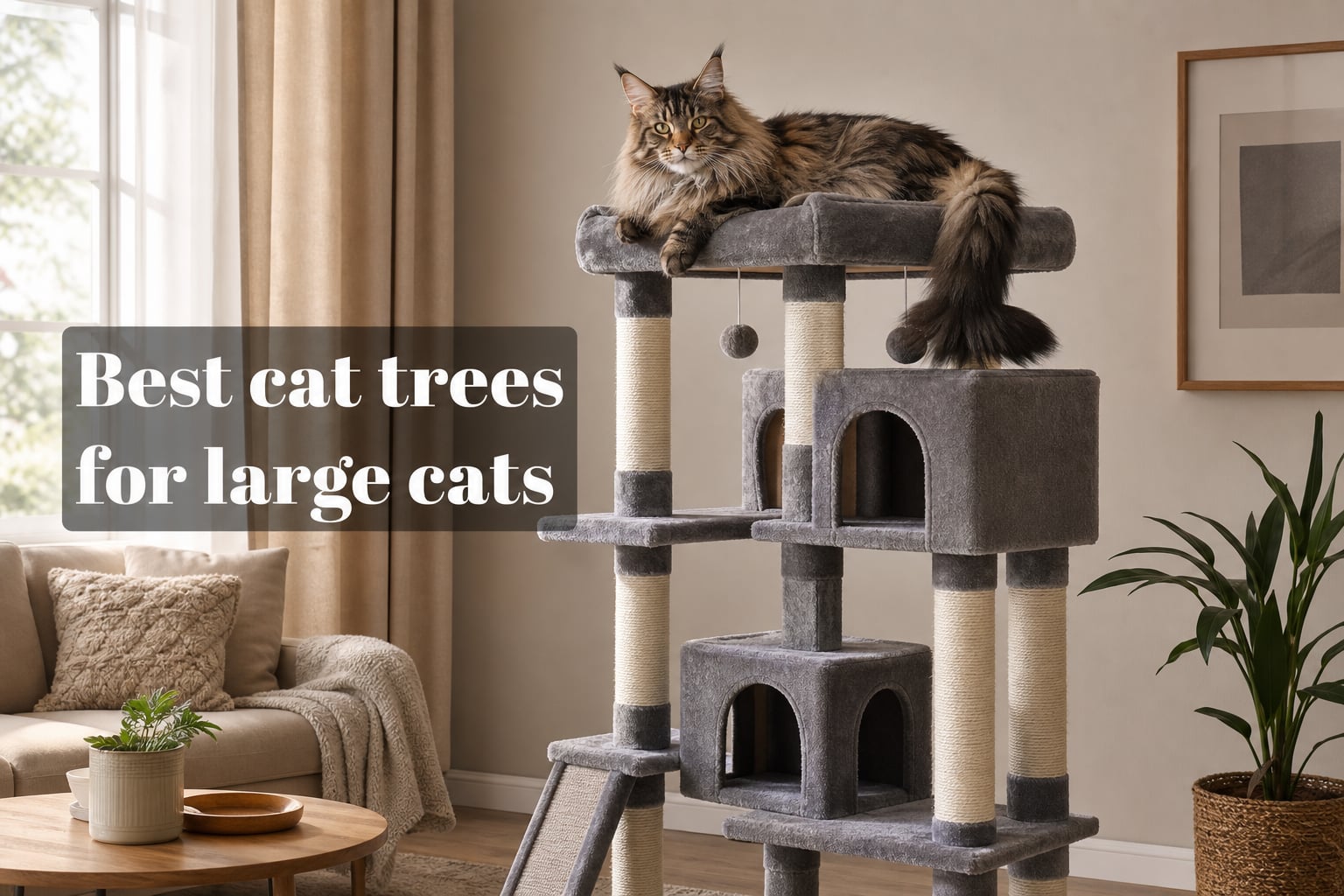 Best cat trees for large cats