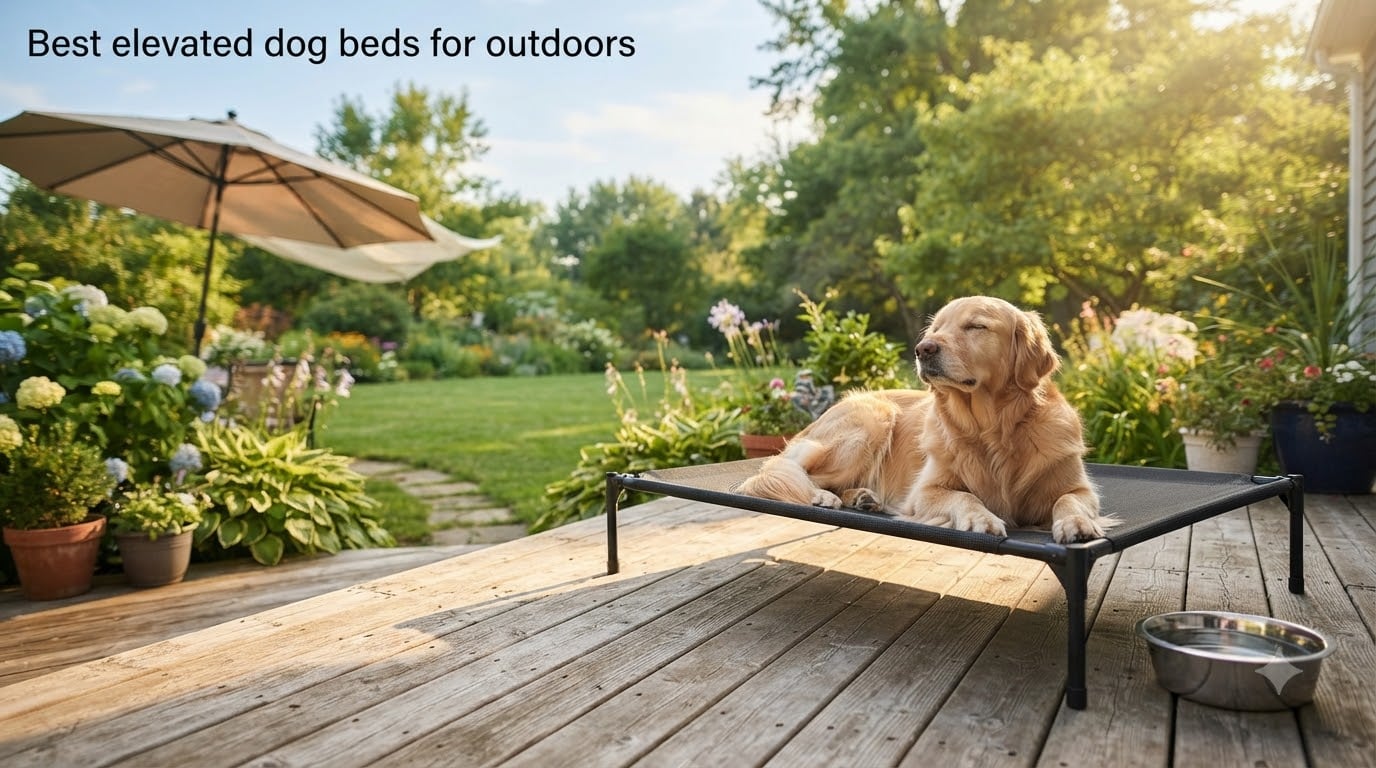 Best elevated dog beds for outdoors