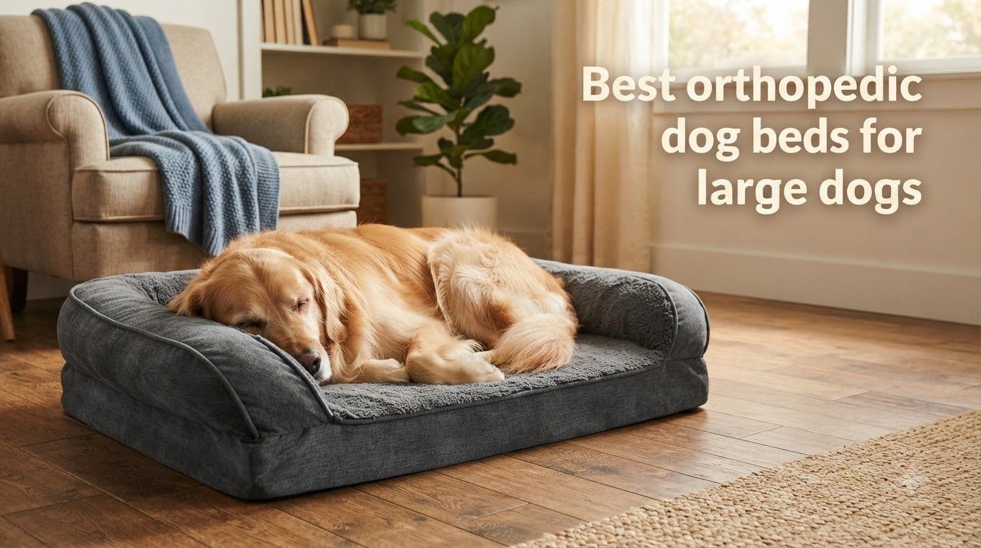 Best orthopedic dog beds for large dogs