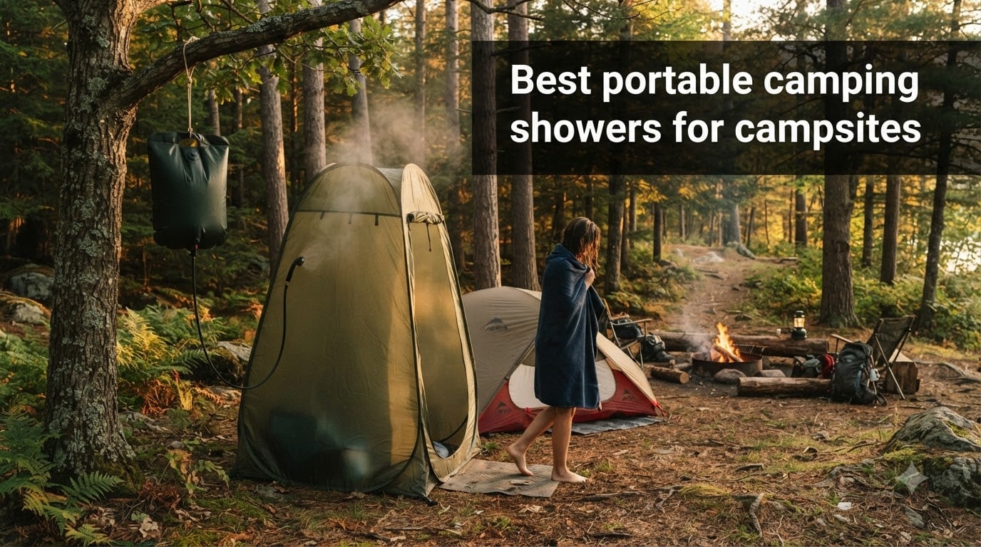 Best portable camping showers for campsites