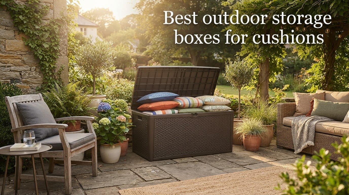 Best outdoor storage boxes for cushions