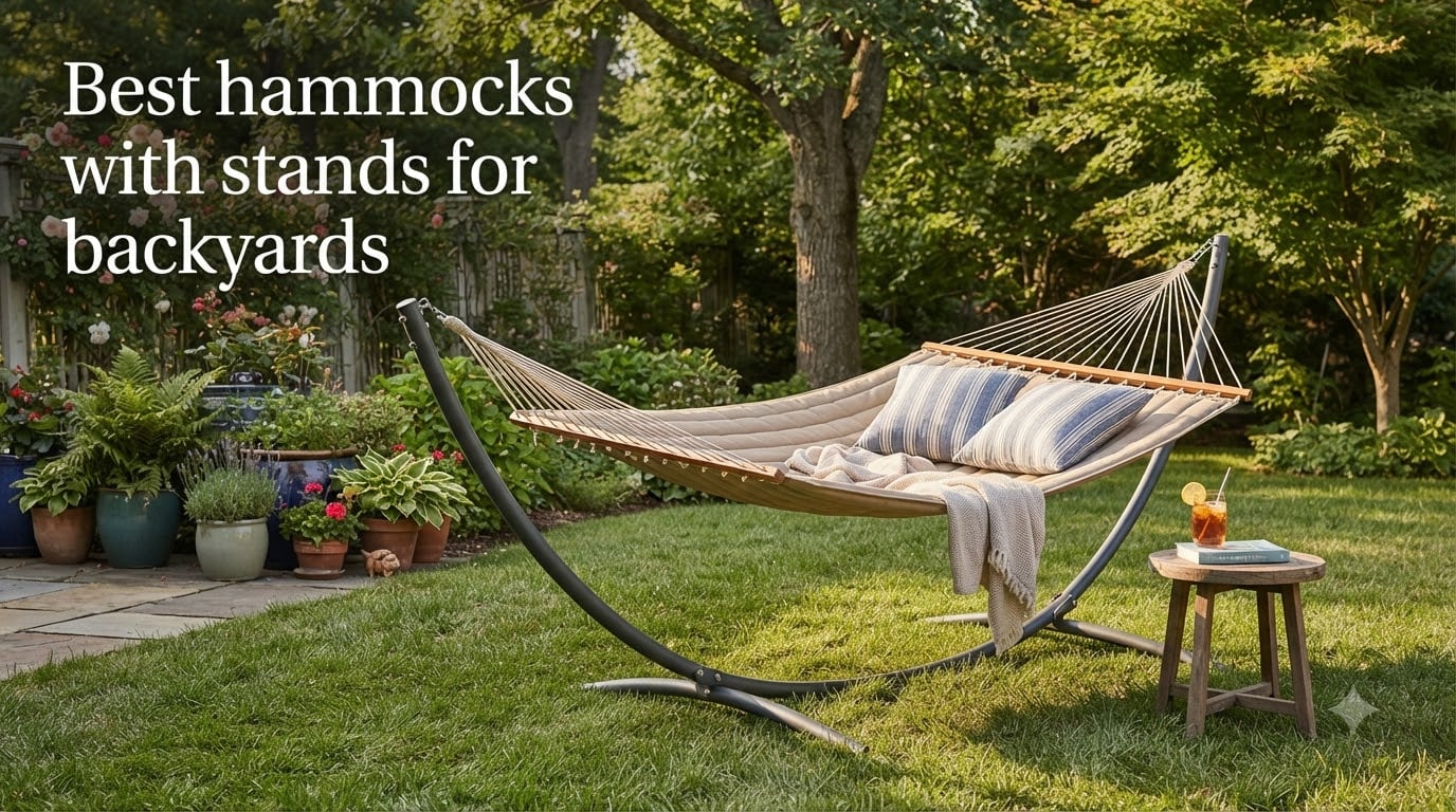 Best hammocks with stands for backyards