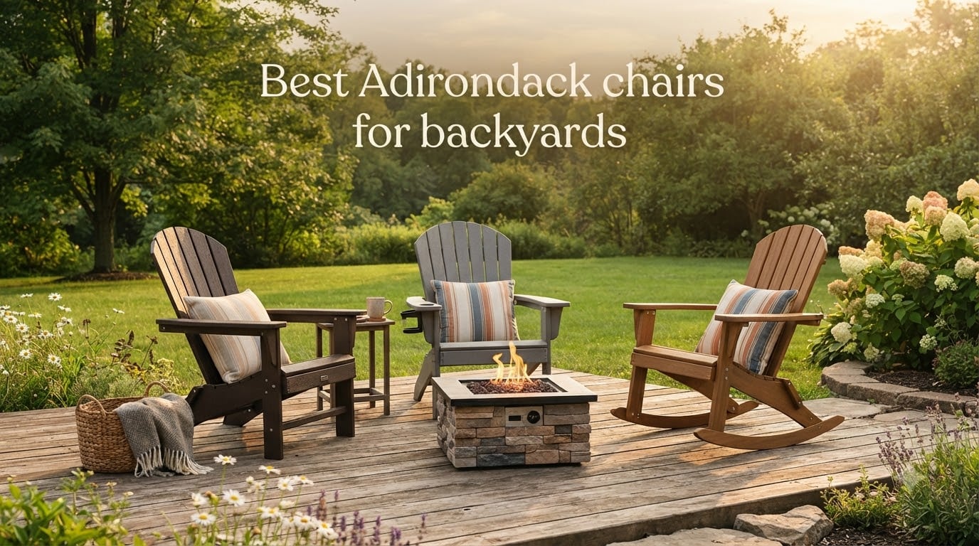 Best Adirondack chairs for backyards