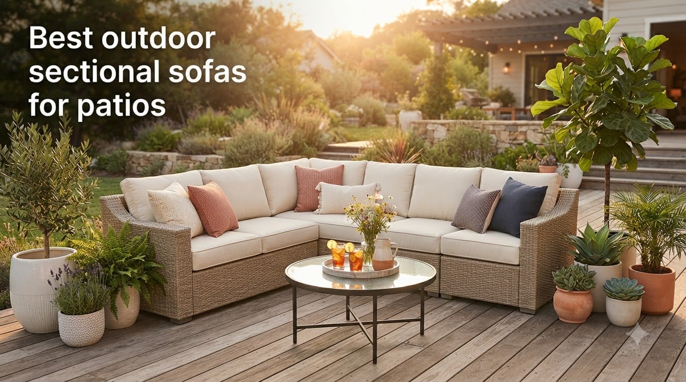 Best outdoor sectional sofas for patios