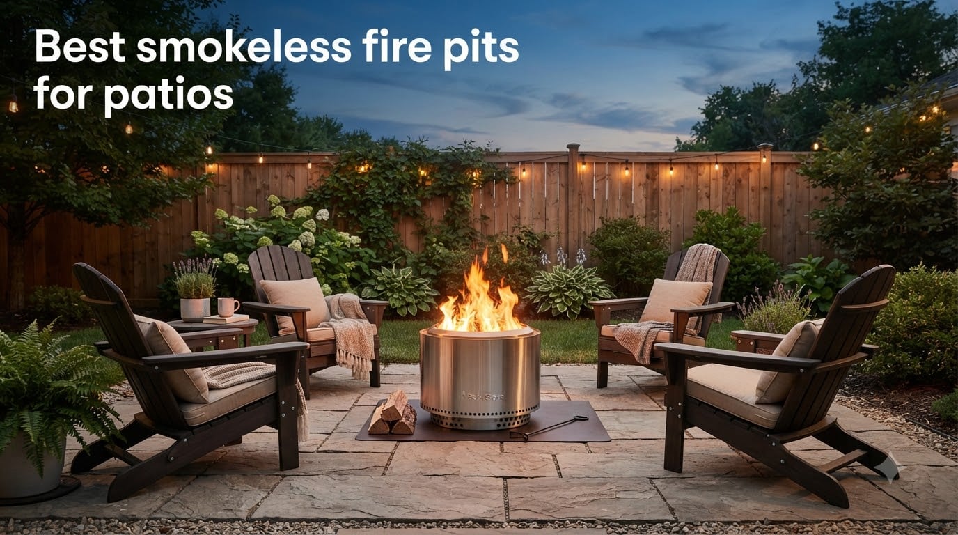 Best smokeless fire pits for patios