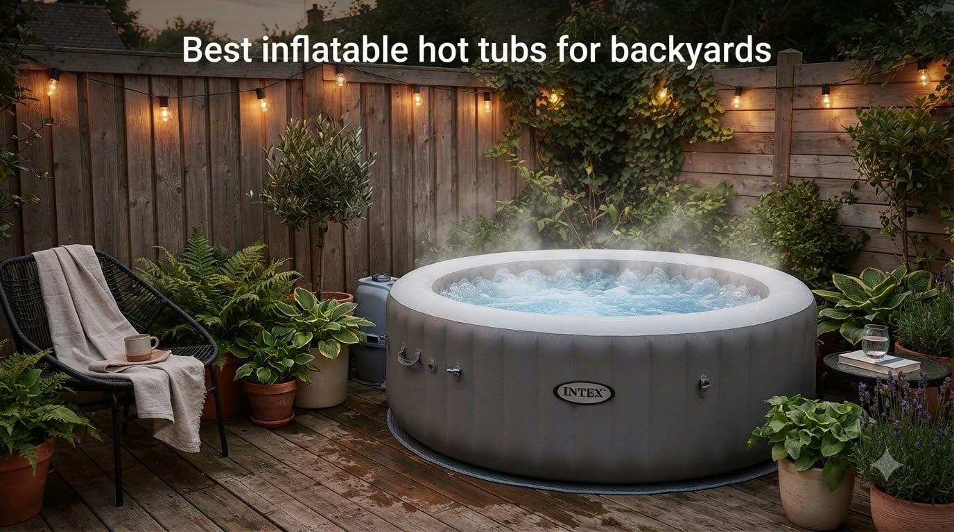 Best inflatable hot tubs for backyards