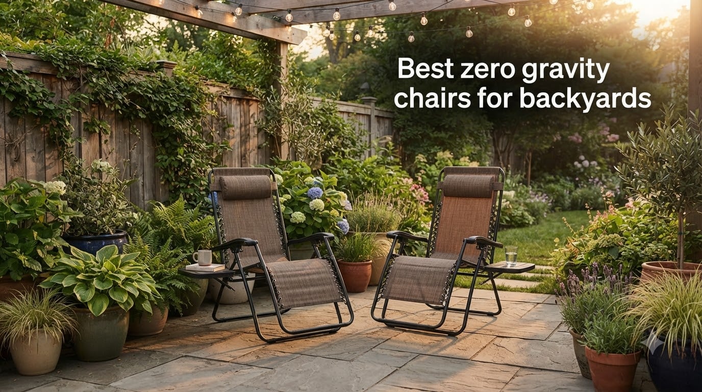 Best zero gravity chairs for backyards