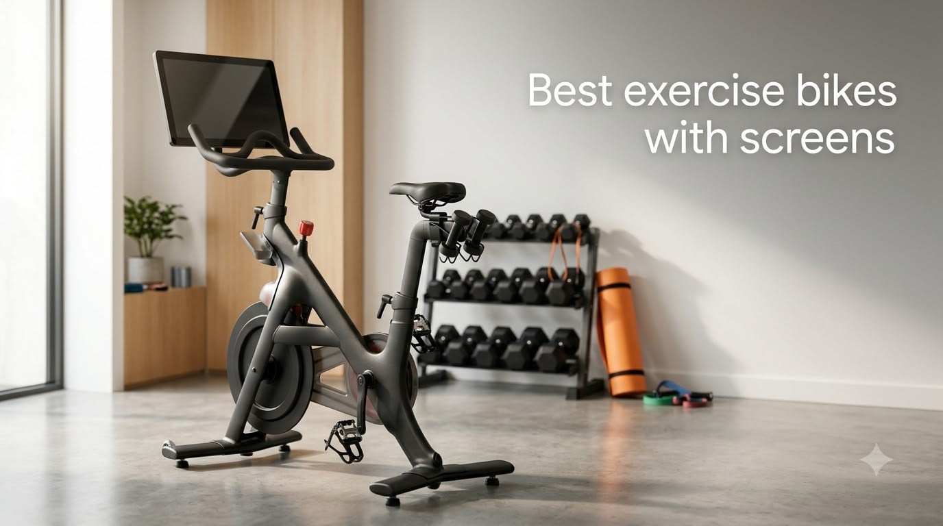 Best exercise bikes with screens