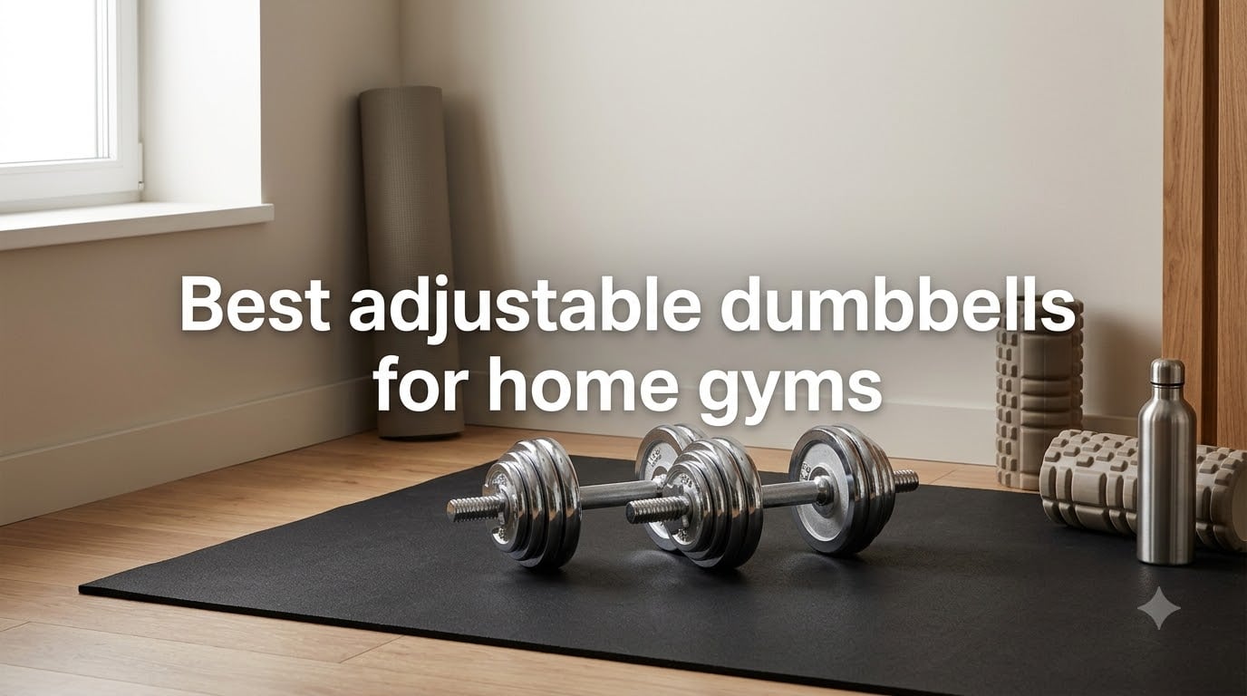 Best adjustable dumbbells for home gyms