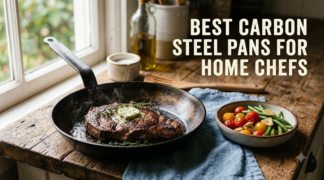 Best carbon steel pans for home chefs