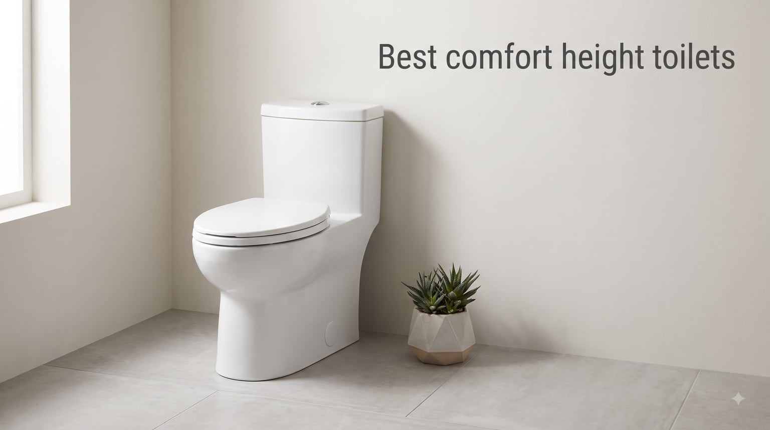 Best comfort height toilets